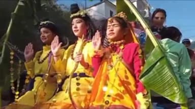 थलीसैंण: बूंगीधार में रामलीला का हुआ समापन, निकाली गई शोभायात्रा