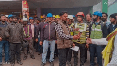 सिंगरौली: एनसीएल खड़िया सीएचपी में कार्य कर रहे संविदा मजदूरों ने विभिन्न माँगो को लेकर थाने में सौंपा ज्ञापन