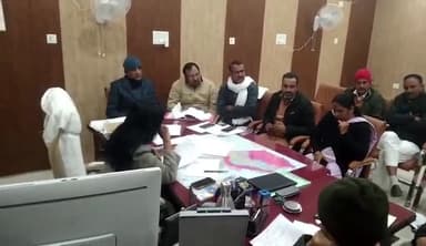 अनूपगढ़: सिंचाई पानी को लेकर अनूपगढ़ जिला कलेक्ट्रेट में सिंचाई विभाग के अधिकारियों और किसानों की हुई बैठक