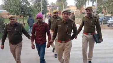 अनूपगढ़: अनूपगढ़ के गांव 72GB में हुई हत्या के मामले में गिरफ्तार आरोपी को न्यायालय में पेश कर दो दिनों का पुलिस ने लिया रिमांड