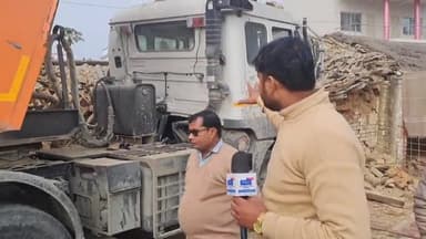 धनघटा: तेज रफ्तार ट्रक घर में गुसा