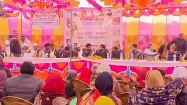 भूपालसागर: विकसित भारत संकल्प यात्रा का रथ काना खेड़ा एवं उसरोल पहुचा, विधायक जीनगर ने दी योजनाओं की जानकारी।