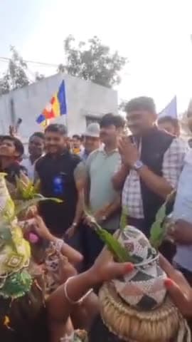 ગોંડલ: ગોમટા ગામ ખાતે ડો.બાબા સાહેબ આંબેડકરજી ની પ્રતિમાનો અનાવરણનો કાર્યક્રમ યોજાયો