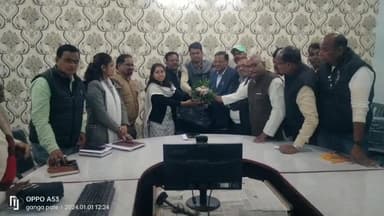 सिहोरा: तहसील कार्यालय में किसान संघ के पदाधिकारियों ने एसडीएम से बैठक में की शिकायत, कहा - रुपए दिए बिना नहीं होती धान की तौल