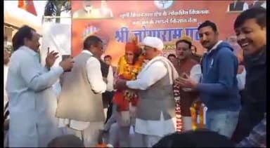 जोधपुर: कैबिनेट मिनिस्टर बनने के बाद पहली बार जोधपुर आए जोगाराम पटेल, सर्किट हाउस में उनके स्वागत के लिए उमड़ी जनता