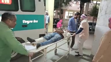 डूंगरपुर: बिछीवाड़ा थाना क्षेत्र खजूरी निकट तेज रफ्तार जीप ने बाइक सवार युवक मारी टक्कर,जिला अस्पताल में चल रहा इलाज
