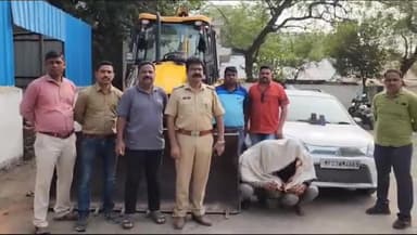 हिंगणघाट: कलोडे चौकातून चोरी गेलेली जेसीबी पोलिसांनी मध्यप्रदेशातील निमासा येथून केले जप्त, हिंगणघाट पोलिसांनी दोघांना केली अटक