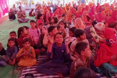 डेगाना: आलनियावास कस्बे में स्थित रामानंद आश्रम में श्रीराम कथा का हुआ आयोजन, ग्रामीणों की लगी भीड़