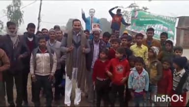 मोहम्मदी: गांव बाईकुआ में पिछले दिनों बिजली विभाग द्वारा बिजली काटने पर भारतीय किसान यूनियन ने दिया था धरना, आज हुआ समाप्त