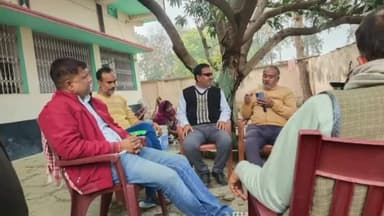 संदेश: अहपुरा में शोकाकुल परिजनों से मिलने पहुंचे बीजेपी प्रदेश कार्यसमिति के सदस्य