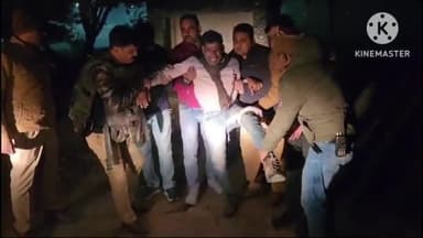 फिरोज़ाबाद: पुलिस और हिस्ट्रीशीटर इनामी बदमाश के बीच बेंदी की पुलिया के पास हुई मुठभेड़, इनामी बदमाश पैर में गोली लगने से हुआ घायल