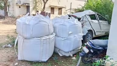 माण्डलगढ़: बीगोद कस्बे में पुलिस व माइनिंग टीम की कारखाने पर दबिश, 100 टन गारनेट जब्त