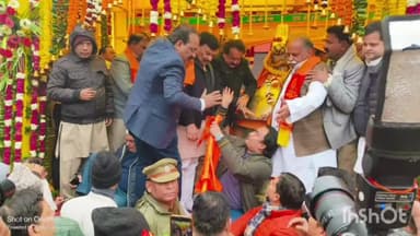 जलेसर: कड़ी सुरक्षा के बीच प्रारंभ हुई श्री राम मंदिर घंटा यात्रा थाना जलेसर का मामला