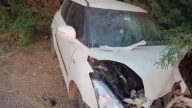 सांचोर: सांचौर के नेशनल हाईवे 68 पर कमालपुरा की सरहद में भिड़े दो वाहन, तीन घायल