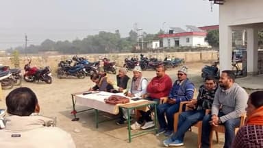 मोतिहारी: लाला छपरा के समीप एक निजी कॉम्प्लेक्स में भाजपा मंडल कार्य समिति की बैठक का हुआ आयोजन