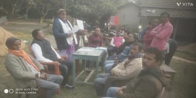 मनसाही :- बूथ नंबर 23 शक्ति केंद्र मरंगी मैं बूथ स्तरीय बैठक आयोजित।