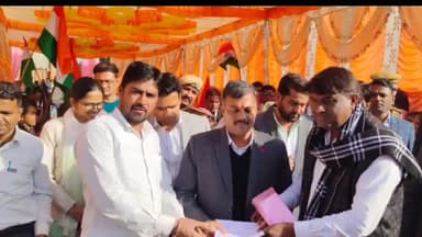 चित्तौड़गढ़: नरसिंहगढ़ में ग्राम पंचायतों की समस्याओं के समाधान के लिए आयुक्त को सौंपा गया ज्ञापन