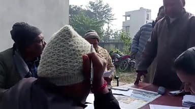 बाजपट्टी: भूमि विवाद के निपटारे हेतु बाजपट्टी थाना परिसर में जनता दरबार का हुआ आयोजन