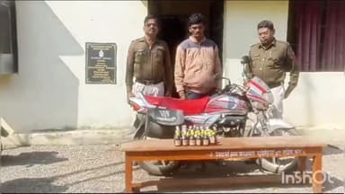 भाटापारा: अवैध शराब का परिवहन करते एक आरोपी को निपनिया पुलिस सहायता केंद्र ने धुर्राबांधा के पास से किया गिरफ्तार