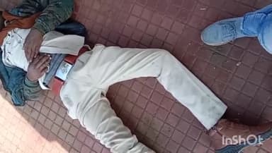 गुना नगर: अंबेडकर चौराहे पर बाइक सवार एक आरक्षक का हुआ एक्सीडेंट, स्थानीय लोगों ने पहुंचाया अस्पताल