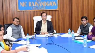 राजनांदगांव: मुख्य सचिव ने विडियो कांफ्रेंसिंग के माध्यम से धान खरीदी कि समीक्षा की कलेक्टर व सीईओ वीडियो कान्फ्रेंसिंग से जुड़े रहे