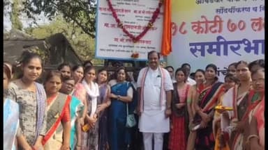 हिंगणघाट: शहरातील विविध रस्त्याच्या काम व सौंदर्यीकरणाचे आमदार समिरभाऊ कुणावार यांच्या हस्ते पार पडले भूमिपूजन