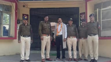 जीरापुर: जीरापुर पुलिस थाना परिसर में भूतपूर्व सैनिक का स्वागत सम्मान कर मनाया गया वेटरन्स दिवस, दी शुभकामनाएं