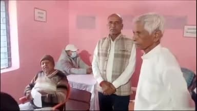 पवई: कमताना ग्राम में जेके सीमेंट कंपनी द्वारा लगाया गया निशुल्क स्वास्थ्य शिविर