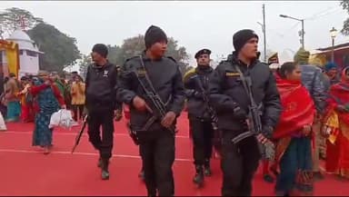 गोरखपुर: गोरखनाथ मंदिर की सुरक्षा में तैनात किए गए एटीएस कमांडो, बख्तरबंद गाड़ियों के साथ संभाला मोर्चा