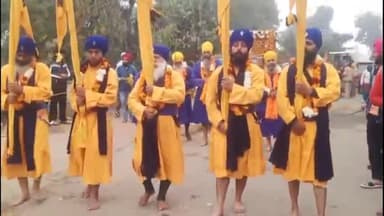 जगाधरी: गुरु गोविंद सिंह के प्रकाश पर्व के उपलक्ष में जगाधरी वर्कशॉप से निकल गया नगर कीर्तन।