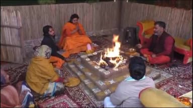 कोल: राम मंदिर आंदोलन के दौरान जान गंवाने वाले कारसेवकों की आत्मा की शांति के लिए नौरंगाबाद में हिंदू महासभा ने किया हवन यज्ञ