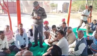 मारवाड़ जंक्शन: जेतपुरा गांव में सरगरा समाज के प्रथम सामूहिक विवाह सम्मेलन को लेकर आयोजित हुई समाज बंधुओं की आवश्यक बैठक