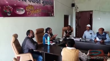 जमई: जुन्नारदेव जनपद पंचायत सभाकक्ष में सीईओ द्वारा सभी ग्राम सचिव,सरपंच एवं उपयंत्रियो की ली बैठक,महादेव मेले की ली जानकारी