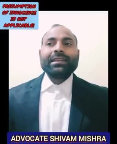 #Advocate  Shivam  Mishra#Practicing  Law  in District  and  Session  Court  Ambedkarnagar #