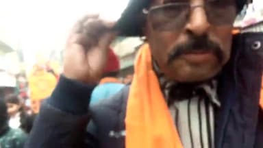 महानगरमे खिरनीबागसे निकालींगयी राम पूजनयात्रा,नगरभ्रमण किया,भक्तों मे अपार उत्साह,, जनता ने पुष्पवर्षा कर स्वागत किया