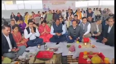 जोधपुर: रावण का चबूतरा मैदान में आयोजित होने वाले हस्तशिल्प उत्सव को लेकर किया गया भूमि पूजन, 15 डोम में लगेंगे 637 स्टॉल्स