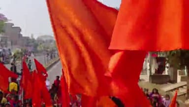 बगोदर: बगोदर मे अयोध्या मे प्रभश्रीराम मंदिर उद्घाटन को लेकर निकाली गई शोभा यात्रा