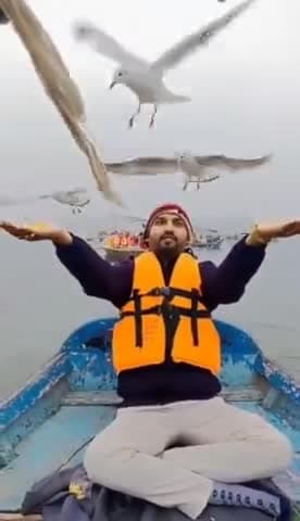 17 #जनवरी... #प्रयागराज_संगम...............
#ख्वाहिश_इन_नन्हें_परिंदे_बनने_की_है
     #जो_सात_समंदर_पार_कर_आने
       #वाले_इस_विशाल_आसमान_में_भी
       #अकेले_दम_भरने_की_हिम्मत_रखते_हैं