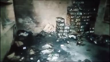 मोठ: ग्राम निपान में शॉर्ट सर्किट से लगी देसी शराब के ठेके की दुकान में आग, हज़ारों रुपये का हुआ नुकसान