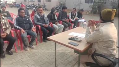 बुहाना: बुहाना थाने में डीएसपी गोपाल सिंह ढाका के नेतृत्व में सीएलजी की बैठक हुई आयोजित