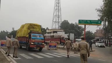 नवाबगंज: अयोध्या में रामलला मंदिर की प्राण प्रतिष्ठा को लेकर बाराबंकी पुलिस अधीक्षक द्वारा सुरक्षा के किए गए व्यापक इंतजाम