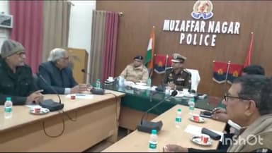 मुज़फ्फरनगर: पुलिस लाइन में एसएसपी अभिषेक सिंह के द्वारा पेट्रोल पंप मालिकों के साथ की बैठक, दिए आवश्यक दिशा निर्देश