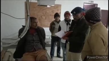 कहरा: सदर थानाध्यक्ष श्रीराम सिंह सदर अस्पताल पहुंच गोली से जख्मी व्यक्ति से किया पूछताछ, आवश्यक जानकारी किया हासिल