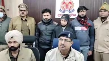 मुरादाबाद: थाना पाकबड़ा पुलिस ने डॉक्टर को फोन धमकी देकर 25 लाख की रंगदारी मांगने वाले 3 शातिर बदमाशो गिरफ्तार कर भेजा जेल