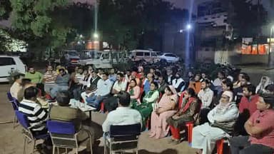 भीकनगांव: भीकनगांव थाना परिसर में शांति समिति की बैठक हुई संपन्न ,शांति समिति के सदस्य हुए शामिल