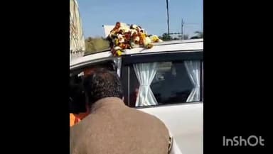 गुना नगर: राष्ट्रीय संत बालयोगी पीठाधीश्वर श्रीक्षेत्र वाल्मीकि धाम उज्जैन उमेशनाथ महाराज पहुंचे गुना,  लोगो ने लिया आशीर्वाद