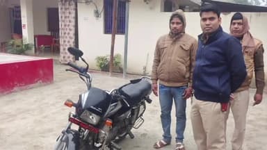 बरौली: माधोपुर ओपी की पुलिस ने चोरी की बाइक के साथ एक युवक को किया गिरफ्तार, पूछताछ कर न्यायालय में किया पेश