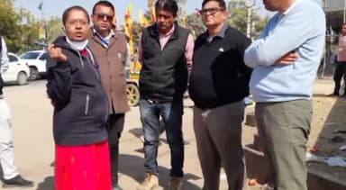 जोधपुर: नगर निगम आयुक्त दक्षिण ने अधिकारियों के साथ शहर का किया दौरा, सीएम विजिट रूट का लिया जायजा