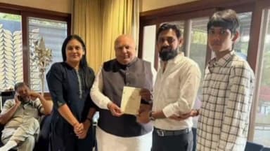 ગોંડલ: પોરબંદરના સાંસદ રમેશભાઈને રમાનાથ ધામ ખાતે સિગ્નેચર રેસ્ટોરન્ટના શુભારંભનું આમંત્રણ પાઠવવામાં આવ્યું