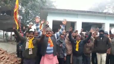 अमृतपुर: हरपालपुर गांव से शोभा यात्रा अमृतपुर कस्बे में पहुंची जिला पंचायत सदस्य ने दी जानकारी